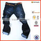 Men Jean Fabric 54/56" Wide Cotton Spandex Denim 11.3 oz Dark Indigo 2014 Fashionable Stretch