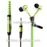 SNHALSAR Free Samples Mobile Sport Earphone, Zipper Metal Earphones thumbnail-5