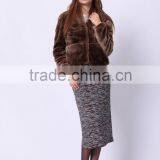 2016 PRETTY STEPS Winter Collections Woman Gender and OEM Service Supply Type Faux Fur Jacket thumbnail-3