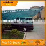 twin wall polycarbonate sheets canopy awning car parking shade thin client price