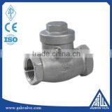 Water Stainless Steel CF8M Female Threade Check Valve