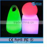 Decorative Illuminated Led Cube Chair Light Cube Seat,rgb Color Changing Led Christmas Light