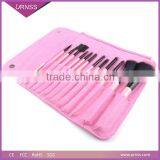 12pcs High Quality Best Price Pink Cosmetic Makeup Brushes Set thumbnail-4
