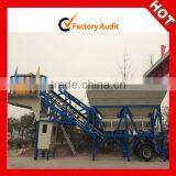 Portable Type Wet Mix Concrete Batching Plant