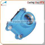 Hot selling customized manufacturing supplier sand cast iron tapping saddles