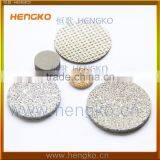 0.5 10 30 90 Microns SUS304 316L SS Stainless Steel Sintered Porous Disc Filter thumbnail-6