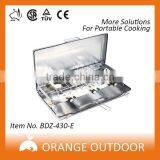 Newest Dual Power Source 4 Burner Camping Gas Stove thumbnail-3