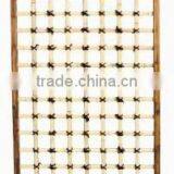 Rectangular Bamboo Lattice Fence