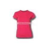 Plain Dyed Cotton T-Shirts for Ladies thumbnail-1