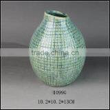 Home Decor Cheap Green Mini Ceramic Vase thumbnail-4