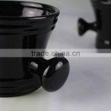 Home & Garden Bathroom Accessories Ceramic Black Shaving Bowl thumbnail-4