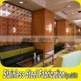 Customized Interior Decorative Metal Hotel Room Divider Panel thumbnail-1