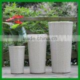 FO-9403 Garden Tapered Round Rattan Flower Pot thumbnail-1