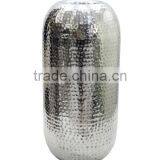 Big Hammered Metal Vase thumbnail-1