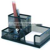 Multifunction Metal Mesh Pen Holder Storage Desktop Small Items School Office Supplies Desk Organizer thumbnail-2