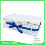 Stylish Paper Rope Weaving Basket With Lid for Cutlery Small Sundries Storage thumbnail-4