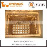 Delicate Cube Rattan Storage Box Outdoor Wicker Furniture thumbnail-5