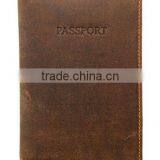 RFID Blocking id Card Holder Travel Leather Passport Holder thumbnail-6