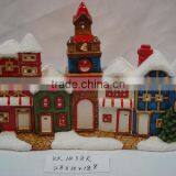Ceramic Xmas House,holiday Decoration,christmas Gift,Christmas Decoration thumbnail-1