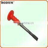 H6001 Stone Chisel With Blue Rubber Handle Flat Head thumbnail-1