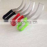 2016 Online Shopping Vegetable Slicer as Seen on tv Watermelon Cutter Knife With Rubber Handle thumbnail-2