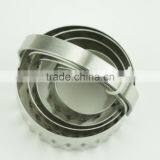 47098 4 Pcs Round Shape Stainless Steel Cookie Cutter Set thumbnail-5