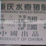 NATURAL CHUNGKING GREY WHITE BLACK COLOR BOILED BRISTLE FOR SHOE BRUSH MAKING thumbnail-2