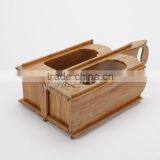 Double Bottle Wine Racks/Bamboo Wine Tray Racks for Christmas thumbnail-3
