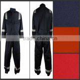 NFPA 70E Cotton Nylon Fire Resistant Clothing With Reflective Tapes for Oil Field Workers thumbnail-1