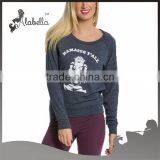 Women Yoga Fitness Wear Popular Long Sleeve Running Shirt thumbnail-1