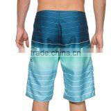 Wholesale Stripe Mens Beach Shorts Blue thumbnail-3