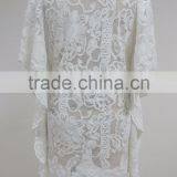 Latest Fashion Western Ladies Mesh Embroidery Beach Cover Casual Kaftan thumbnail-4
