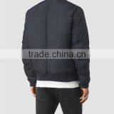 MGOO High Quality Covered Zip Up Bomber Jackets For Men Silver Zippers Long Sleeves Padded Winter Jackets thumbnail-5