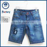 2016 Summer Denim Kid Boys Shorts for Custom and Wholesale thumbnail-1