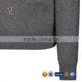 V-Neck Knitted Men Cadign Sweaters New Design Men Cashmere Sweater thumbnail-4