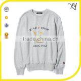 2017 French Terry Comfort Color Custom Wholesale Crewneck Pullover no Hood Sweatshirt thumbnail-3
