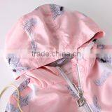 S60589B 2017 Girls Outwear Jacket Autumn Fashion Baby Girls Children Fox Print Long Sleeve Hoodie Jacket Outer Coat thumbnail-4