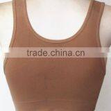 Seamless Front Close Zipper Double Layer With Removable Sponge Sports Bra thumbnail-4