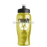 USA Made 27 oz Transparent Sports Bottle With Push And Pull Cap - BPA/BPS-free, FDA Compliant and Comes With Your Logo thumbnail-4