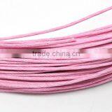 High Quality 80M Pink Waxed Cotton Necklace Cord 1.5mm thumbnail-2
