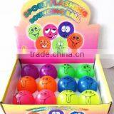 Face Printing Bounce Ball TPR Rubber Bounce Ball Flashing Skip Ball