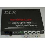 4channels HD-AHD Video/Audio/Data Fiber Optical Transmitter and Receiver