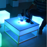 Led Illuminating Square High Bar Table thumbnail-2