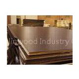 Wear resistant Marine Brown Film Faced Plywood with phenolic glue , pine or eucalyptus core