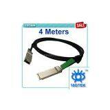 New AWG28,4 Meters 40G QSFP+ to QSFP+ Copper Cable for Teltecommunication & Storage