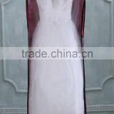 China Wholesale Long Luxuriant Wedding Dress Cover Garment Bag WB04 thumbnail-1