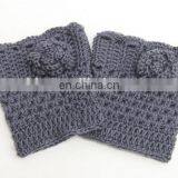 Winter Hand Crochet Short Boot Cuffs Christmas Gifts thumbnail-4