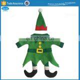 Non Woven Green Color Cheap Christmas Wine Bottle Cover Wine Bottle Bag thumbnail-2