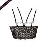 Lady New Fasihonable Black Lace Bralette Bras thumbnail-5