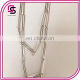 2017 fashion hot selling double long pendant all-match necklace for gift